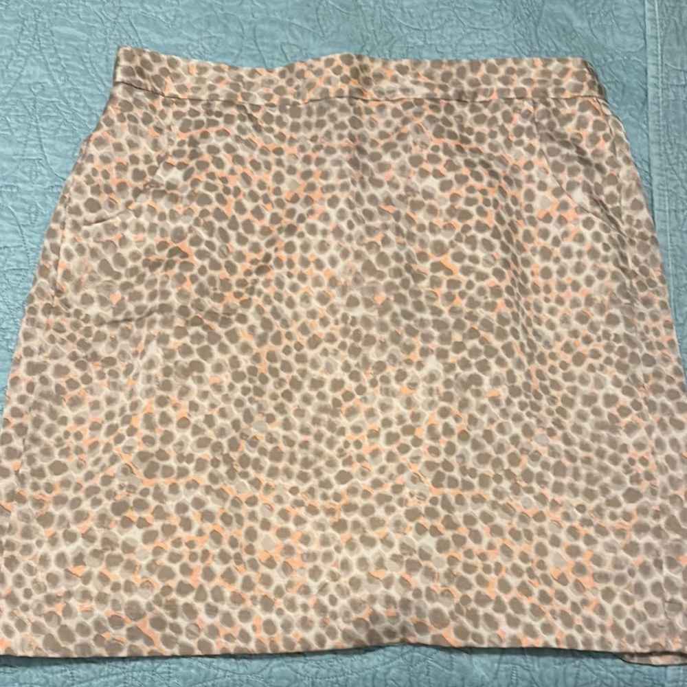 Loft Stylish Leopard Print Skirt
